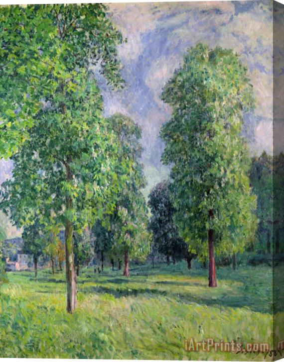 Alfred Sisley Landscape at Sevres Stretched Canvas Print / Canvas Art