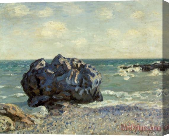 Alfred Sisley The Laugland Bay Stretched Canvas Print / Canvas Art