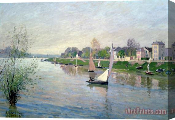 Alfred Sisley The Seine At Argenteuil Stretched Canvas Painting / Canvas Art