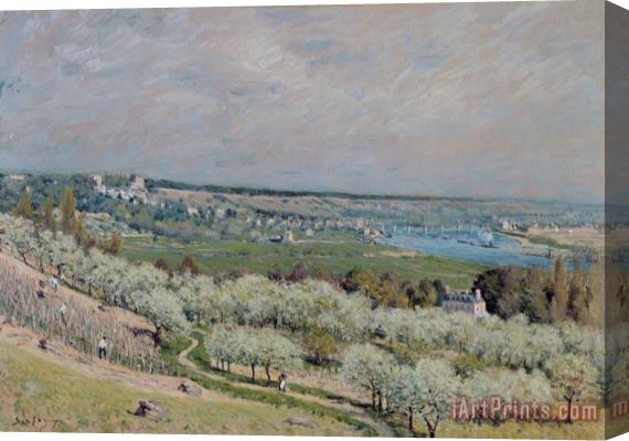 Alfred Sisley The Terrace at Saint Germain Stretched Canvas Print / Canvas Art