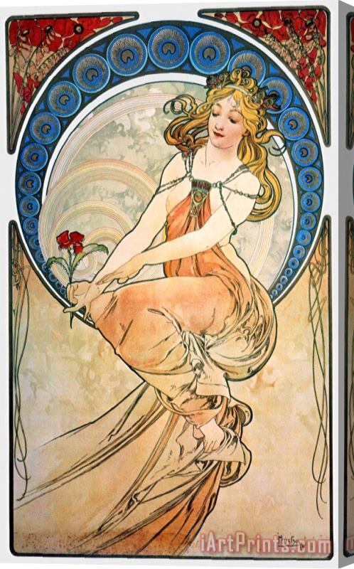 Alphonse Marie Mucha Mucha Poster 1898 Stretched Canvas Painting / Canvas Art