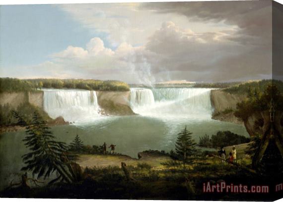 Alvan Fisher A General View of The Falls of Niagara Stretched Canvas Print / Canvas Art