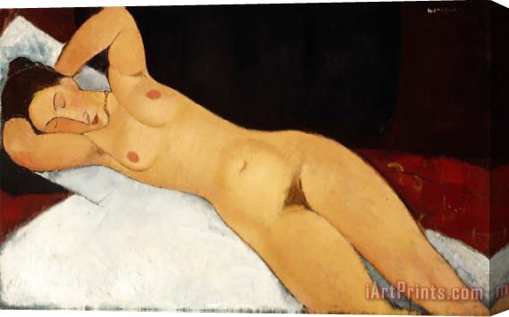 Amedeo Modigliani Nude (nu) Stretched Canvas Painting / Canvas Art