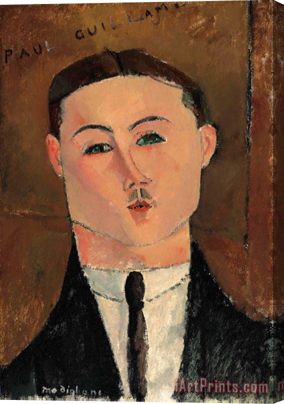Amedeo Modigliani Paul Guillaume, 1916 Stretched Canvas Print / Canvas Art