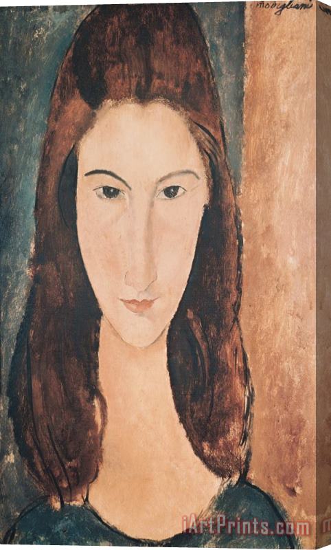 Amedeo Modigliani Portrait of a Young Girl Stretched Canvas Print / Canvas Art