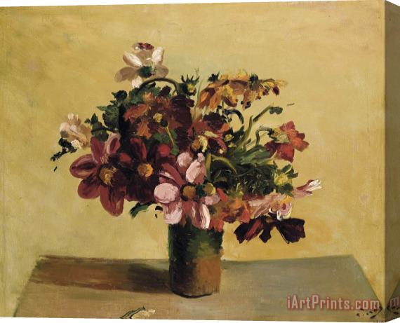 Andre Derain Anemones Dans Un Vase Stretched Canvas Painting / Canvas Art
