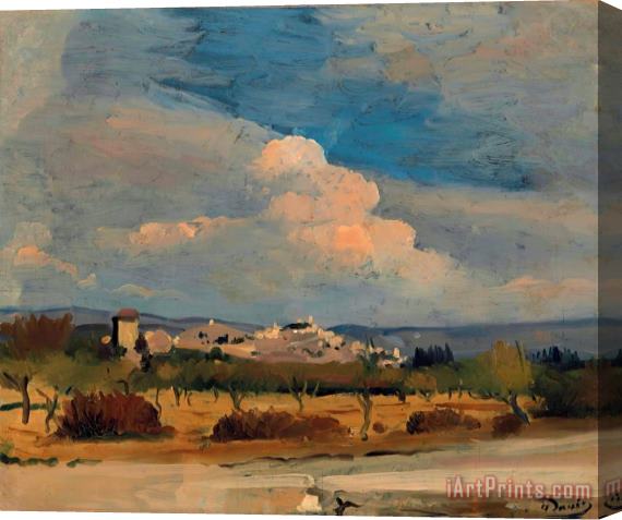 Andre Derain Vue D'eygalieres Stretched Canvas Painting / Canvas Art