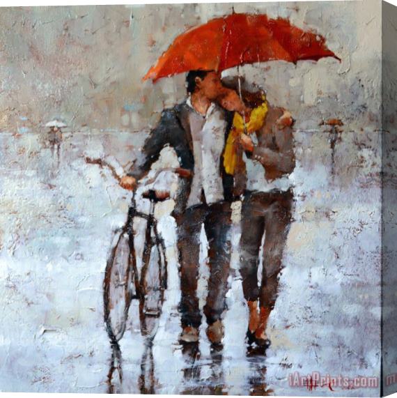 Andre Kohn Amoureux Series Stretched Canvas Painting / Canvas Art
