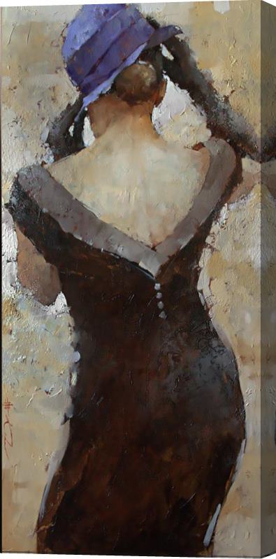 Andre Kohn Cocktail Dress 48 Master Stretched Canvas Print / Canvas Art