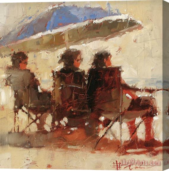 Andre Kohn Reunion Stretched Canvas Painting / Canvas Art