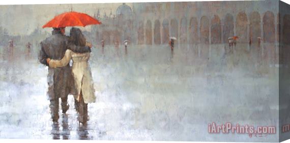 Andre Kohn Saint Marks Square in October Stretched Canvas Painting / Canvas Art