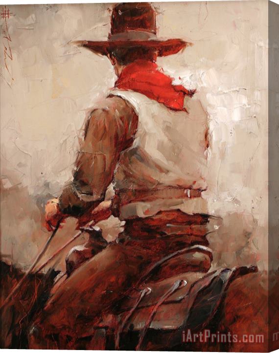 Andre Kohn Watching The Herd II Stretched Canvas Painting / Canvas Art