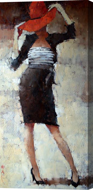 Andre Kohn With a Character Stretched Canvas Print / Canvas Art