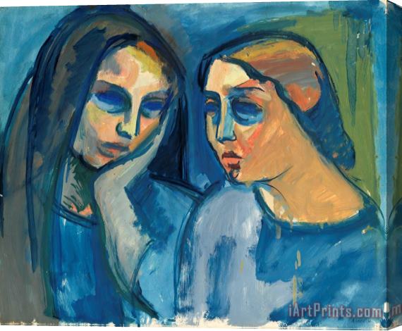 Andre Lhote Deux Femmes Stretched Canvas Print / Canvas Art