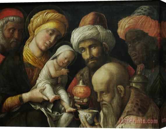 Andrea Mantegna Adoration of The Magi Stretched Canvas Painting / Canvas Art