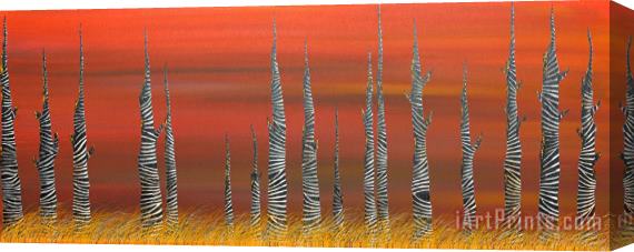Andrea Youngman A Still Day on the Outskirts of Hades Stretched Canvas Painting / Canvas Art