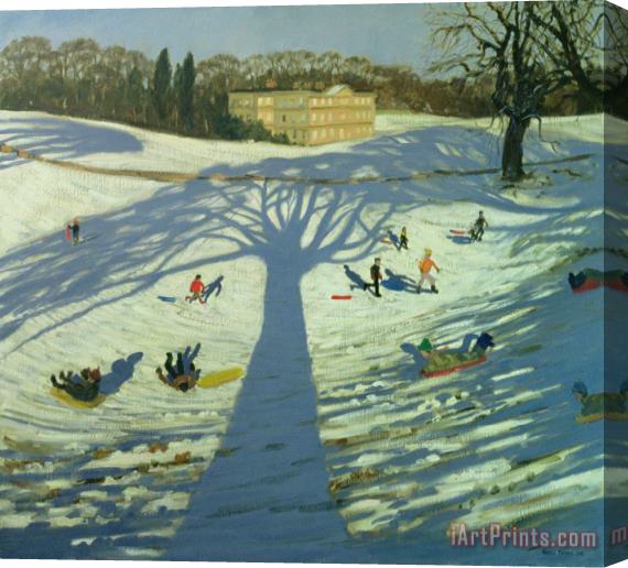 Andrew Macara Calke Abbey House Stretched Canvas Painting / Canvas Art