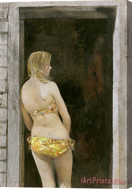 andrew wyeth Bikini 1968 Stretched Canvas Print / Canvas Art
