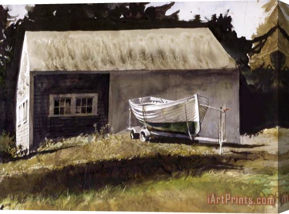 andrew wyeth Lifeboat Stretched Canvas Print / Canvas Art