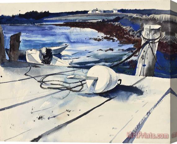 andrew wyeth Lobster Buoy, 1940 Stretched Canvas Print / Canvas Art