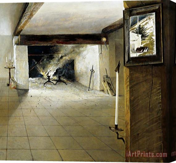 andrew wyeth Sparks 2001 Stretched Canvas Print / Canvas Art