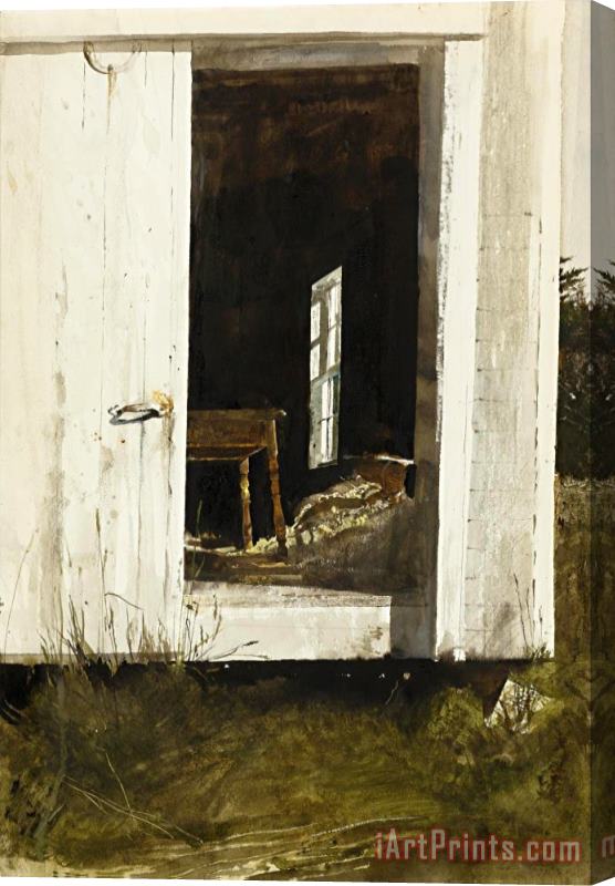 andrew wyeth The New Table 1964 Stretched Canvas Print / Canvas Art