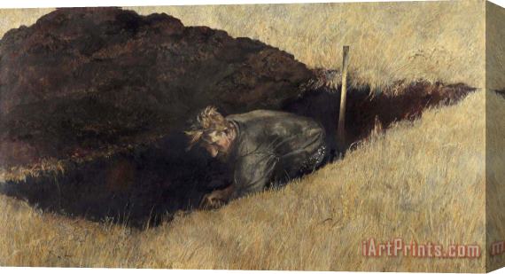 andrew wyeth The Sexton, 1950 Stretched Canvas Print / Canvas Art