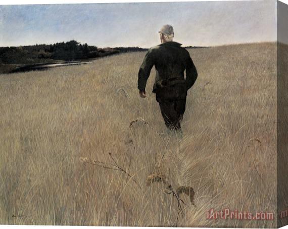 andrew wyeth Turkey Pond Stretched Canvas Painting / Canvas Art