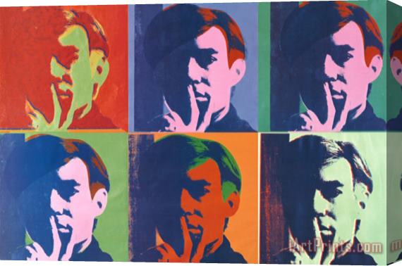 Andy Warhol A Set of Six Self Portraits 1967 Stretched Canvas Painting / Canvas Art