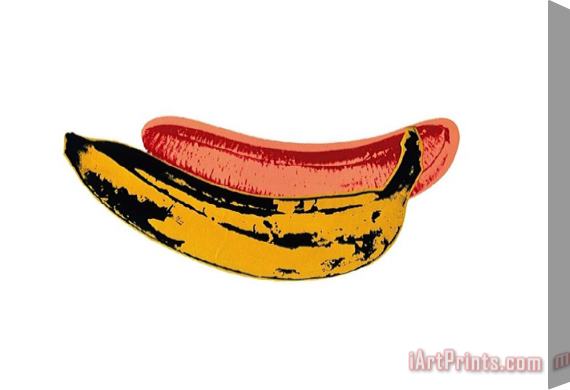 Andy Warhol Banana 1966 Stretched Canvas Print / Canvas Art