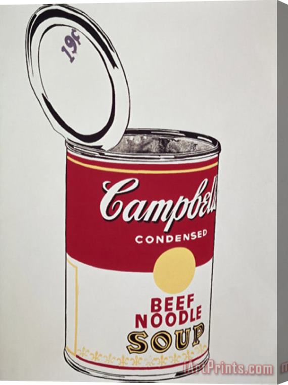 Andy Warhol Big Campbell's Soup Can C 19 Cents C 1962 Stretched Canvas Print / Canvas Art
