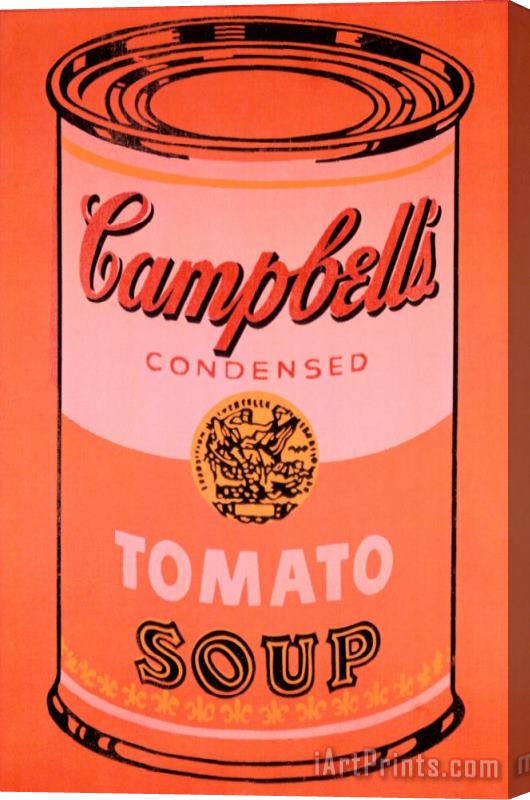 Andy Warhol Campbell's Soup Can C 1965 Orange Stretched Canvas Print / Canvas Art