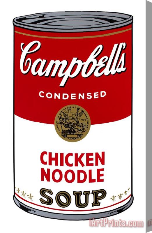 Andy Warhol Campbell's Soup I Chicken Noodle C 1968 Stretched Canvas Painting / Canvas Art