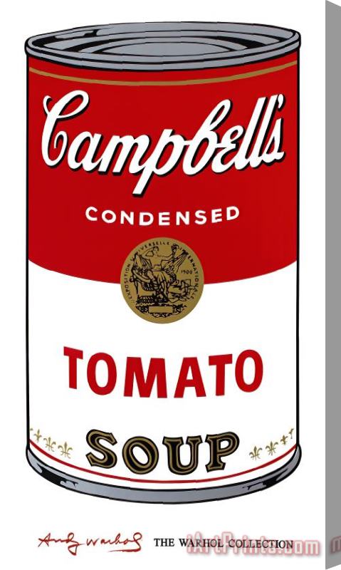 Andy Warhol Campbell's Soup I Tomato C 1968 Stretched Canvas Painting / Canvas Art
