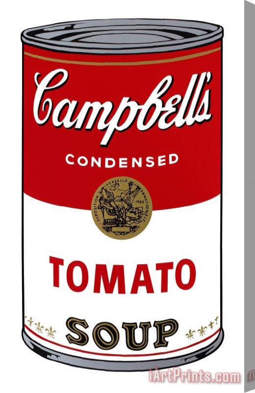 Andy Warhol Campbell's Soup Tomato Stretched Canvas Print / Canvas Art