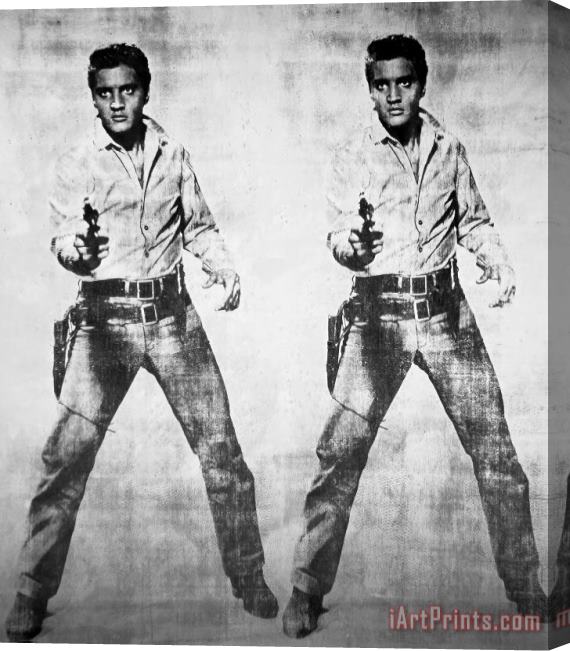 Andy Warhol Elvis C 1963 Double Elvis Stretched Canvas Print / Canvas Art