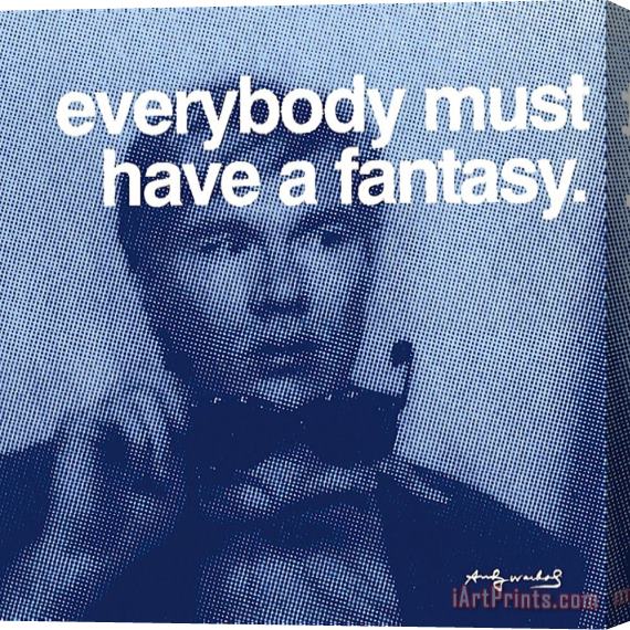 Andy Warhol Fantasy Stretched Canvas Painting / Canvas Art