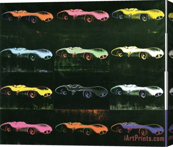 Andy Warhol Formula 1 Car W196 R 1954 Stretched Canvas Painting / Canvas Art