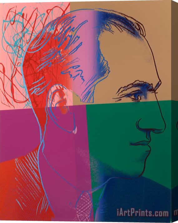 Andy Warhol George Gershwin (from The Ten Portraits of Jews of The Twentieth Century), 1980 Stretched Canvas Painting / Canvas Art