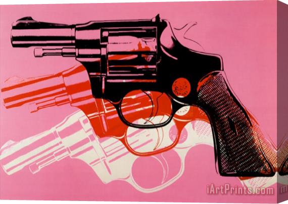 Andy Warhol Gun C 1981 82 Stretched Canvas Print / Canvas Art