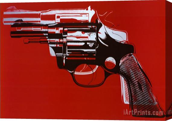Andy Warhol Guns C 1981 82 Stretched Canvas Painting / Canvas Art