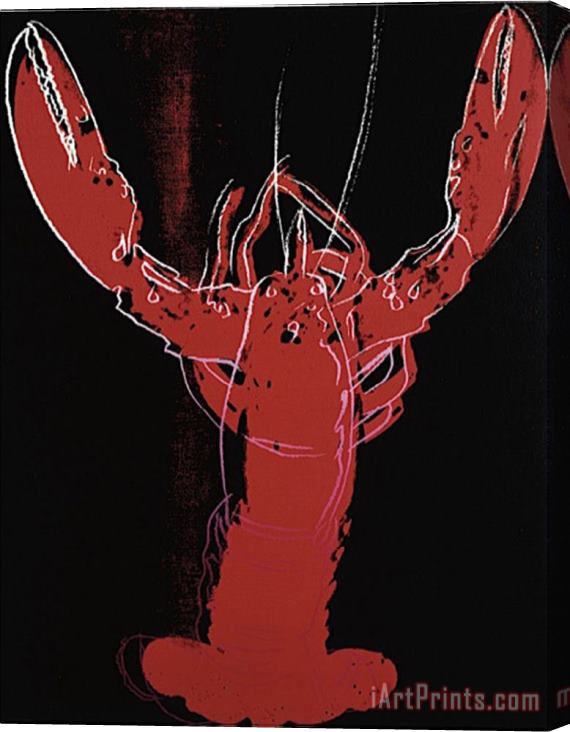 Andy Warhol Lobster C 1982 Stretched Canvas Painting / Canvas Art