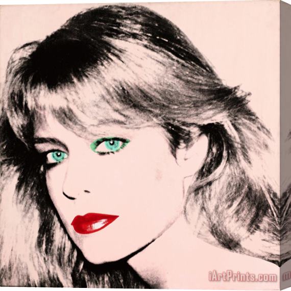 Andy Warhol Portrait of Farrah Fawcett Stretched Canvas Painting / Canvas Art