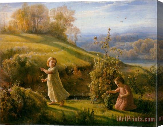 Anne Francois Louis Janmot The Poem of The Soul Spring Stretched Canvas Print / Canvas Art