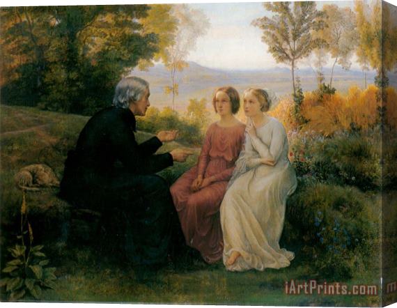 Anne Francois Louis Janmot The Poem of The Soul The Grain of Wheat Stretched Canvas Print / Canvas Art