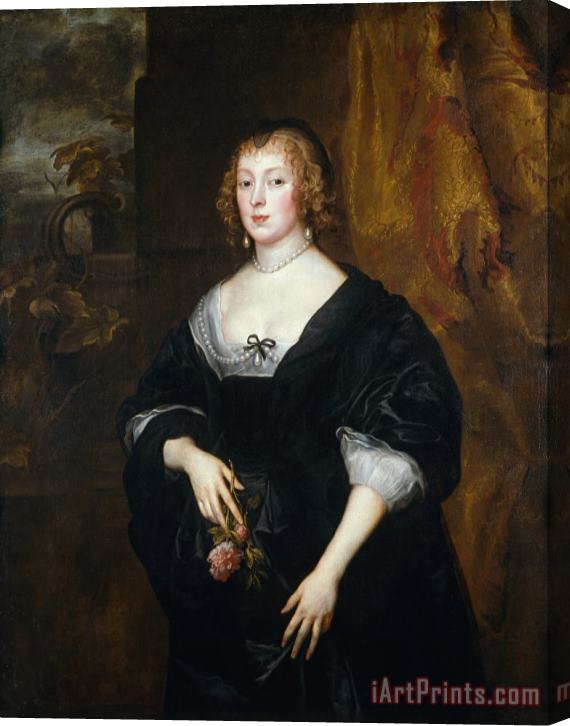 Anthonie Van Dyck Lady Dacre Stretched Canvas Print / Canvas Art