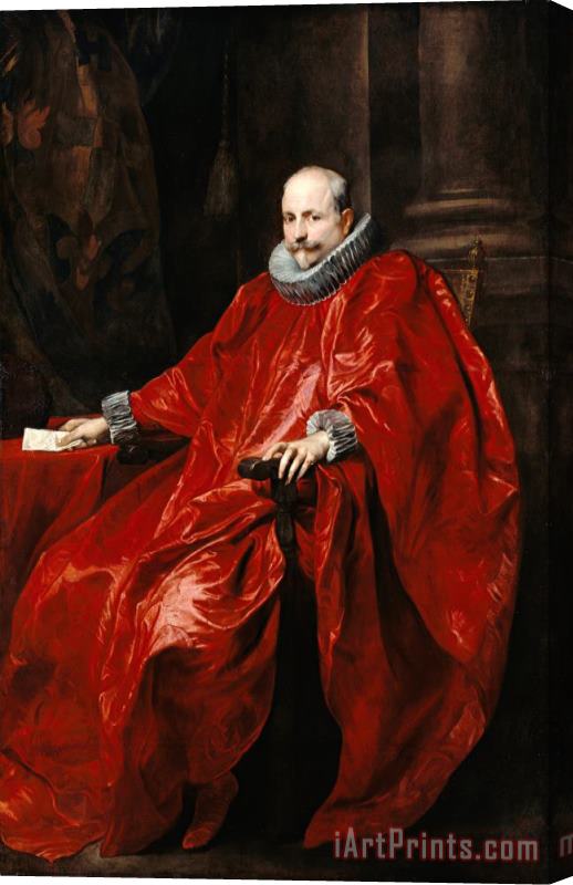 Anthonie Van Dyck Portrait of Agostino Pallavicini Stretched Canvas Painting / Canvas Art