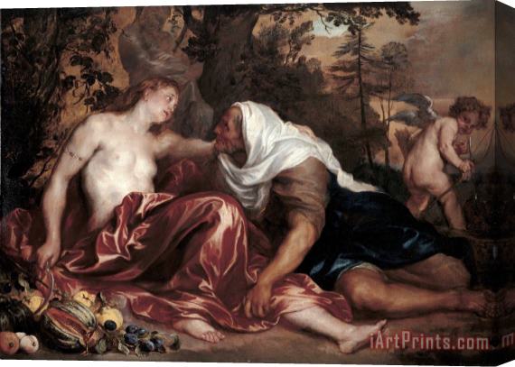 Anthonie Van Dyck Vertumnus And Pomona Stretched Canvas Print / Canvas Art