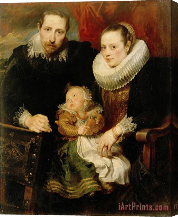 Anthony van Dyck Family Portrait Stretched Canvas Print / Canvas Art