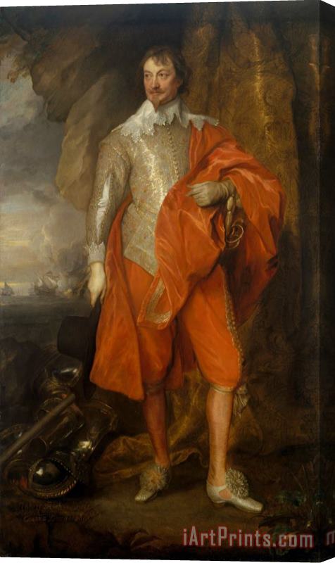 Anthony van Dyck Robert Rich (1587-1658), Second Earl of Warwick Stretched Canvas Painting / Canvas Art